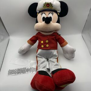 Disney Store Cruise Line Captain Minnie Mouse 36cm Soft Plush Toy